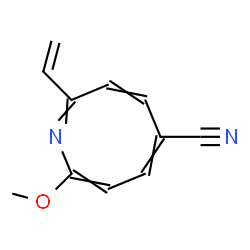 ChemSpider 2D Image | 2-Methoxy-8-vinyl-5-azocinecarbonitrile | C11H10N2O