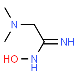 ChemSpider 2D Image | 2-(Dimethylamino)-N-hydroxyethanimidamide | C4H11N3O
