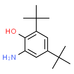 ChemSpider 2D Image | 2-amino-4,6-di-tert-butylphenol | C14H23NO