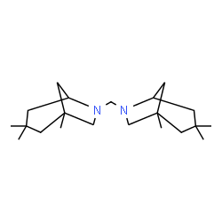ChemSpider 2D Image | 6,6'-Methylenebis(1,3,3-trimethyl-6-azabicyclo[3.2.1]octane) | C21H38N2