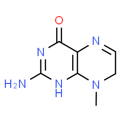 ChemSpider 2D Image | 2-Amino-8-methyl-7,8-dihydro-4(1H)-pteridinone | C7H9N5O
