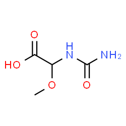 ChemSpider 2D Image | (Carbamoylamino)(methoxy)acetic acid | C4H8N2O4