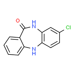 ChemSpider 2D Image | 8-Chloro-5,10-dihydro-11H-dibenzo[b,e][1,4]diazepin-11-one | C13H9ClN2O