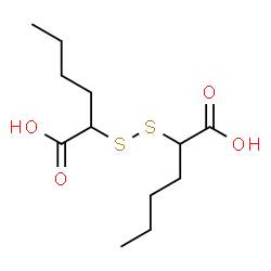 ChemSpider 2D Image | 2,2'-dithiobishexanoic acid | C12H22O4S2