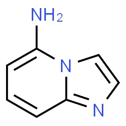 ChemSpider 2D Image | imidazo[1,2-a]pyridin-5-amine | C7H7N3