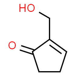 ChemSpider 2D Image | 2-(Hydroxymethyl)cyclopent-2-enone | C6H8O2