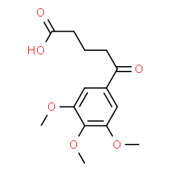 ChemSpider 2D Image | 4-(3,4,5-TRIMETHOXYBENZOYL)BUTYRIC ACID | C14H18O6