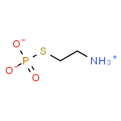 ChemSpider 2D Image | S-(2-Ammonioethyl) phosphorothioate | C2H7NO3PS