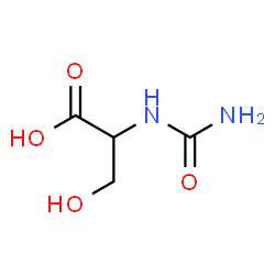 ChemSpider 2D Image | N-Carbamoylserine | C4H8N2O4
