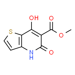 ChemSpider 2D Image | methyl 5,7-dihydroxythieno[3,2-b]pyridine-6-carboxylate | C9H7NO4S