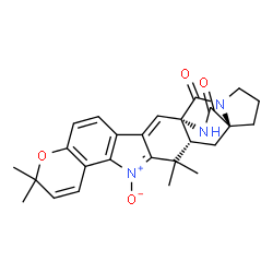 ChemSpider 2D Image | (1S,17R,19S)-9,9,16,16-Tetramethyl-8-oxa-14,23,25-triazaheptacyclo[17.5.2.0~1,17~.0~3,15~.0~4,13~.0~7,12~.0~19,23~]hexacosa-2,4,6,10,12,14-hexaene-24,26-dione 14-oxide | C26H27N3O4
