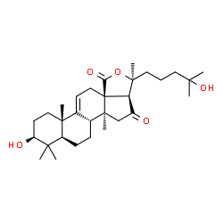 ChemSpider 2D Image | (3beta)-3,25-Dihydroxy-18,20-epoxylanost-9(11)-ene-16,18-dione | C30H46O5