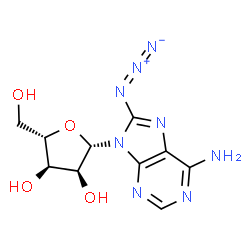 ChemSpider 2D Image | 8-Azido-adenosine | C10H12N8O4
