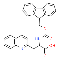 ChemSpider 2D Image | Fmoc-β-(2-quinolyl)-Ala-OH | C27H22N2O4