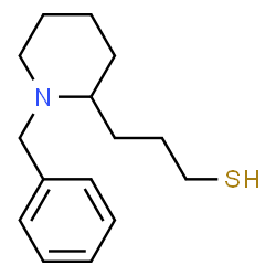 ChemSpider 2D Image | 3-(1-Benzyl-2-piperidinyl)-1-propanethiol | C15H23NS