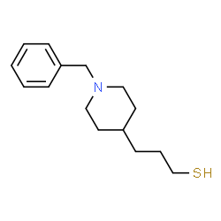 ChemSpider 2D Image | 3-(1-Benzyl-4-piperidinyl)-1-propanethiol | C15H23NS