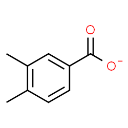 ChemSpider 2D Image | 3,4-Dimethylbenzoate | C9H9O2