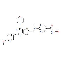 ChemSpider 2D Image | Fimepinostat | C23H24N8O4S