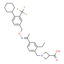 ChemSpider 2D Image | Siponimod | C29H35F3N2O3