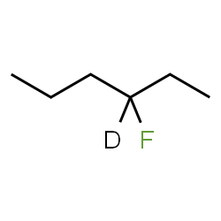 ChemSpider 2D Image | 3-Fluoro(3-~2~H)hexane | C6H12DF