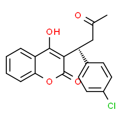 ChemSpider 2D Image | (+)-coumachlor | C19H15ClO4