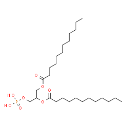 ChemSpider 2D Image | Dilauroylphosphatidic acid | C27H53O8P