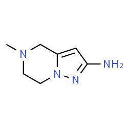 ChemSpider 2D Image | 5-Methyl-4,5,6,7-tetrahydropyrazolo[1,5-a]pyrazin-2-amine | C7H12N4