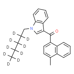 ChemSpider 2D Image | JWH 122-d9 | C25H16D9NO
