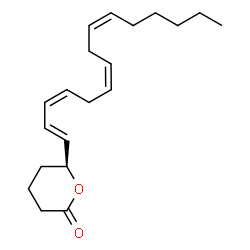 ChemSpider 2D Image | 5(S)-HETE lactone | C20H30O2