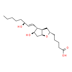 ChemSpider 2D Image | 5,6β-DIHYDRO PGI2 | C20H34O5
