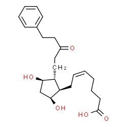 ChemSpider 2D Image | 15-Keto Latanoprost Acid | C23H32O5
