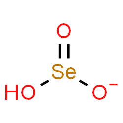 ChemSpider 2D Image | hydrogenselenite | HO3Se