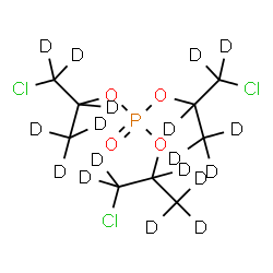 ChemSpider 2D Image | Tris[1-chloro(~2~H_6_)-2-propanyl] phosphate | C9D18Cl3O4P