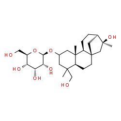 ChemSpider 2D Image | (13alpha)-16,18-Dihydroxykauran-2-yl beta-D-allopyranoside | C26H44O8