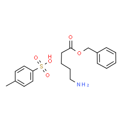 ChemSpider 2D Image | Benzyl 5-aminopentanoate 4-methylbenzenesulfonate (1:1) | C19H25NO5S