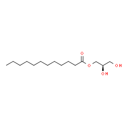 ChemSpider 2D Image | 3-lauroyl-sn-glycerol | C15H30O4