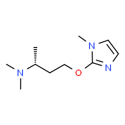 ChemSpider 2D Image | (2r)-N,N-Dimethyl-4-(1-Methylimidazol-2-Yl)oxy-Butan-2-Amine | C10H19N3O
