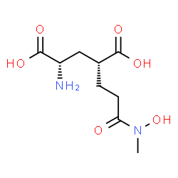 ChemSpider 2D Image | (4R)-4-{3-[Hydroxy(methyl)amino]-3-oxopropyl}-L-glutamic acid | C9H16N2O6