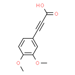ChemSpider 2D Image | 3-(3,4-dimethoxy-phenyl)-propynoic acid | C11H10O4