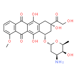 ChemSpider 2D Image | Doxorubicin | C27H29NO11