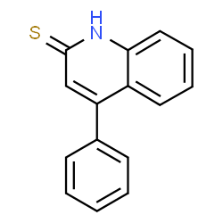 ChemSpider 2D Image | 4-Phenyl-2(1H)-quinolinethione | C15H11NS