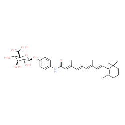 ChemSpider 2D Image | 15-{[4-(alpha-L-Gulopyranuronosyloxy)phenyl]amino}retinal | C32H41NO8