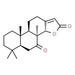 ChemSpider 2D Image | (3aS,3bS,5aS,9aS,9bR)-3b,6,6,9a-Tetramethyl-3a,3b,5,5a,6,7,8,9,9a,9b,10,11-dodecahydrophenanthro[1,2-b]furan-2,4-dione | C20H28O3
