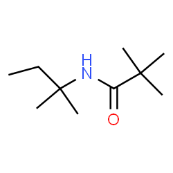 ChemSpider 2D Image | 2,2-Dimethyl-N-(2-methyl-2-butanyl)propanamide | C10H21NO