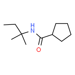 ChemSpider 2D Image | N-(2-Methyl-2-butanyl)cyclopentanecarboxamide | C11H21NO