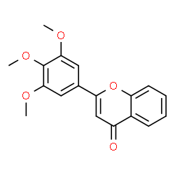 ChemSpider 2D Image | 3',4',5'-trimethoxyflavone | C18H16O5