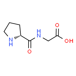 ChemSpider 2D Image | D-Prolylglycine | C7H12N2O3