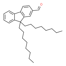 ChemSpider 2D Image | 9,9-Dioctyl-9H-fluorene-2-carbaldehyde | C30H42O
