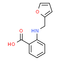 ChemSpider 2D Image | 2-[(2-Furylmethyl)amino]benzoic acid | C12H11NO3