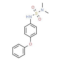 ChemSpider 2D Image | N,N-Dimethyl-N'-(4-phenoxyphenyl)sulfuric diamide | C14H16N2O3S